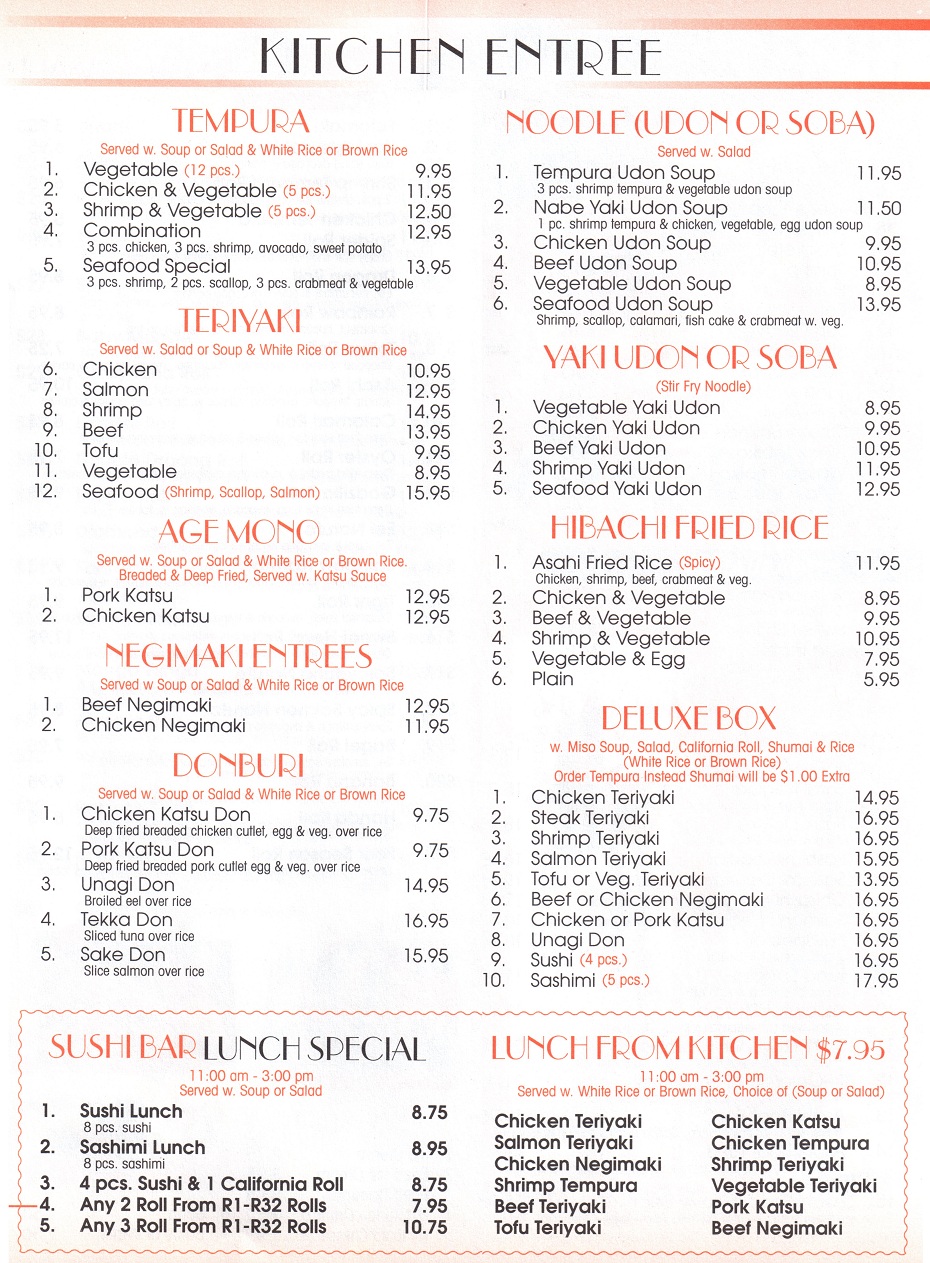 Asahi Sushi NJ
